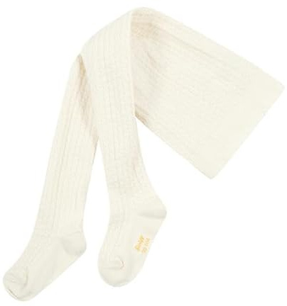 Steiff strumpbyxor EU storlek 128 eggnog, flickstrumpbyxor, strumpbyxor för småbarn, lös och bekväm passform, varma vinterstrumpbyxor, maskinsäkra, Äggnog, 128