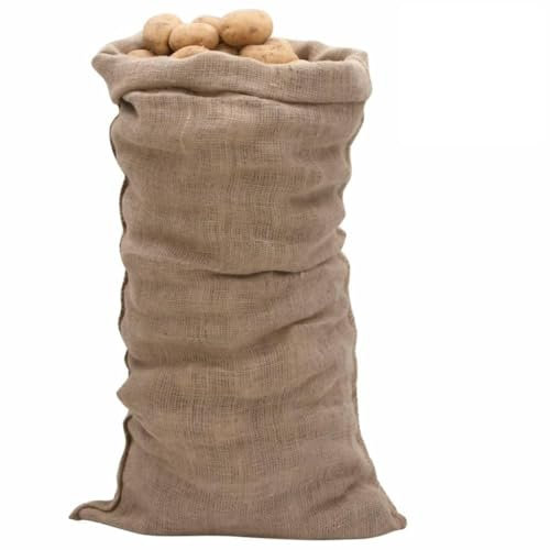 Homgoday Jutesäckar 30 st 65 x 135 cm 100 % jute 220 gsm, jutesäckar, jutepåsar, juteväska för Pflanzwerk