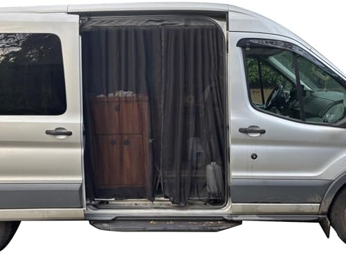 JOJOCY Magnetic Fly Screen Van Insect Net for Mercedes Sprinter(Standard Roof) Ford Transit Opel Movano Fiat Ducato RAM Promaster and Campervans (Side Door- 71 * 59 inches)