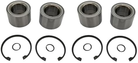 T508454-KITx4 Trailer Axle Bearing Cartridge w/Snap Rings Kit - for Dexter 7000 & 8000 Axles 8-385, 8-389, 8-402 hubs - 50mmX 84mm X 54mm