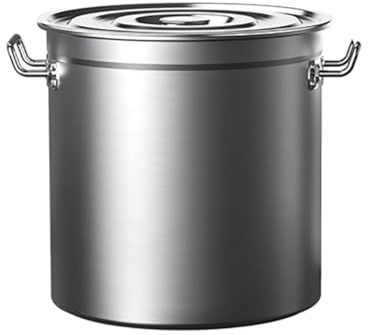 Large Stockpot, 304 Stainless Steel with Lid | Upgraded Extra-Thick Bottom for Even Heating | Mirror Polish & Non-Stick Pan | for Soup, Pasta, Boiling, Canning & Catering (70, litres)
