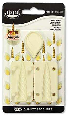 PME 1102EP0331 JEM Pop It Mould Cutter-Unicorn, Yellow