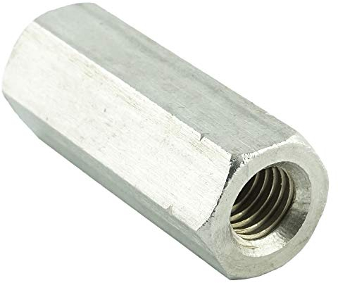 Eisenwaren2000 | M6 x 40 mm Sechskantmuffe (2 Stück) - Gewindemuffen Sechskant - Edelstahl A2 V2A - rostfrei