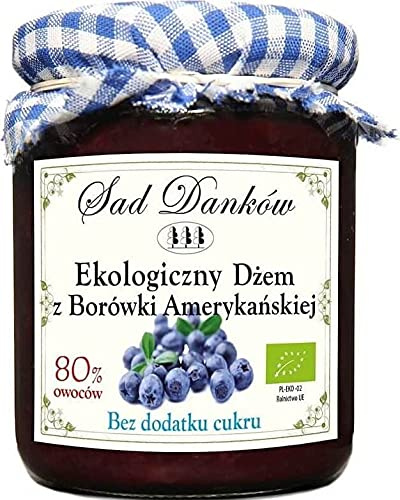 MERMELADA DE ARÁNDANOS SIN AZÚCAR BIO 260 g - SAD DANKÓW
