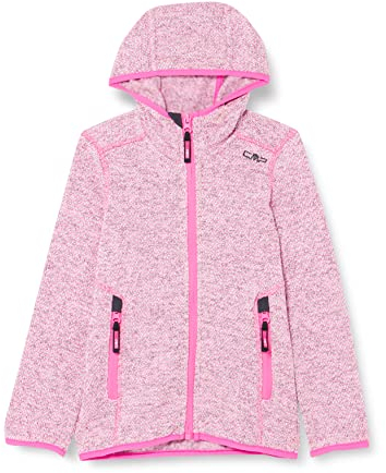 CMP, Kid Gjacket Fix Hood, Girl, Purple Fluo-Titanio, 152