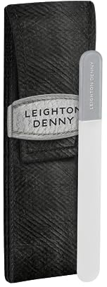 LEIGHTON DENNY Mini Travel Crystal Nail File (90mm) with Case