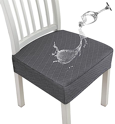 AMZZHAO Stuhlhussen 4/6er Set,Stretch Stuhlhussen für Esszimmerstühle,Abwaschbar Schonbezug Hussen für Stühle,Für Esszimmer Hotel Restaurant Party Bankett Hochzeitsfeier