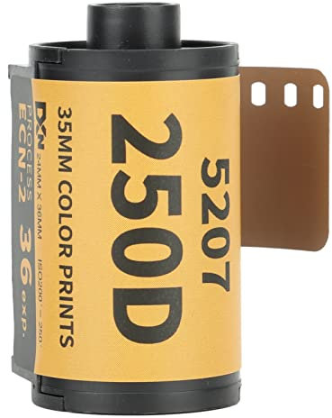 35mm Colour Print Camera Film - Vintage High Contrast Color Negative Film for 135 Camera Beginners - 200-250 Degree Light Sensitivity (36 Sheet)