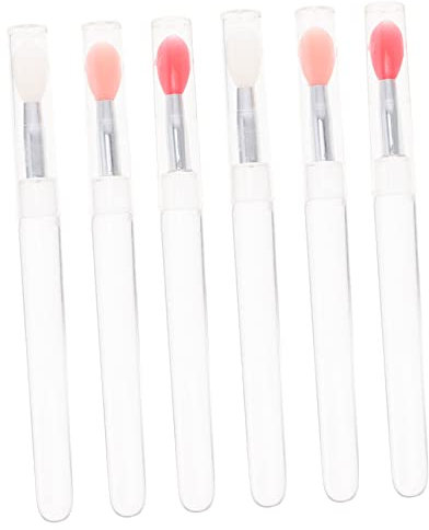 FRCOLOR 6stücke Silikon Lippen Make-up Applikator Mit Abdeckung Für Lippenstift Und Lidschatten Praktisch Für Täglichen Gebrauch Und Nachfüllung