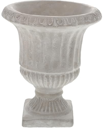 TOPBATHY Vase en Ciment pour Fleurs Intérieur Et Extérieur Pot De Fleur Simple 16X13Cm Décoration Maison Moderne Et Créative pour Composition