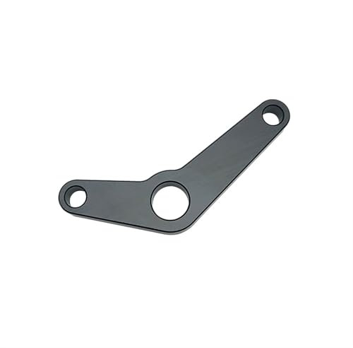 Schalthebel Armgestänge Für Super Cub 110 CUB110 2022-2023 Aluminium Motorrad Zubehör Schalthebel Stabilisator Gangschaltung Stabilisator Motorrad-Schalthebelhalterung(Black)