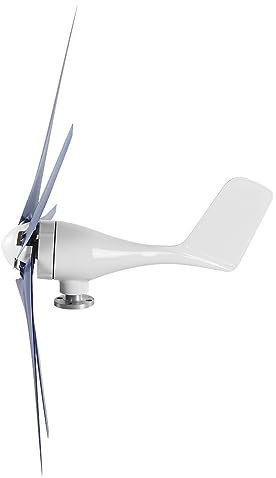 Generador de Molinos de Viento, Generador Turbinas Eólicas 800W 5 Molinos Viento Pequeños para Barcos, Terrazas y Cabañas (48V)