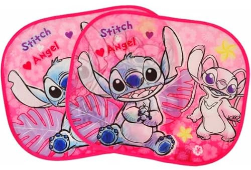 Stitch Girl Kinder Auto Sonnenschutz Seitenvorhänge, 1 Paar