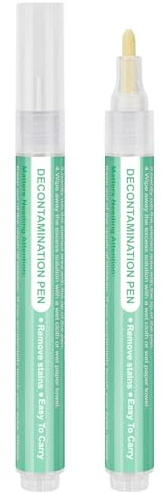 2 penne sbiancanti per indumenti 5 ml di penna smacchiatrice senza lavaggio stick candeggina portatile da viaggio