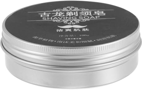 VILLFUL Sapone da Barba per Uomo Pasta Naturale Schiuma Ricca e Rasatura Liscia per Cura della Barba e Pelle Sensibile in Viaggio o Casa