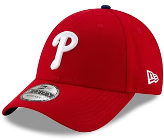 New Era Philadelphia Phillies League 9Forty keps herrmössa – röd, en storlek standard