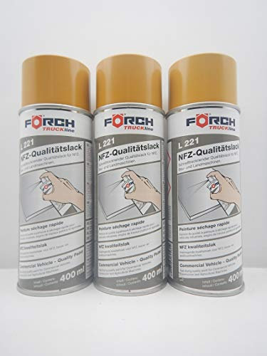 FORCH Caterpillar GELB Bagger BAUMASCHINE Lack LACKSPRAY Spray SPRAYDOSE 400ML (3)