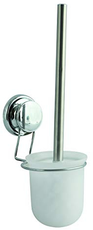 MSV WC-Bürstenhalter mit Mega Saugnäpfen, verchromt, verchromt