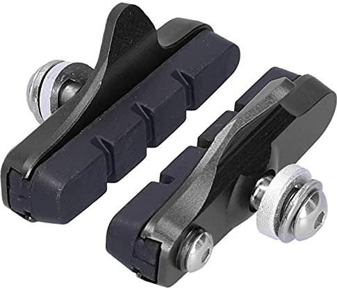Vägcykel Bromsbelägg Cykel C-Bromsblock No-Noise No-Slip Gummi Bike Brake Blocks Byte(svart)