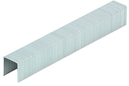TIMCO Robuste verzinkte Heftklammern, Tackerklammern, Tackernadeln mit Keilspitze, 12 mm