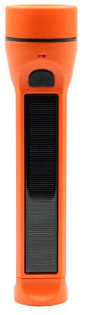 Hybridlight Journey 1000 Solar LED Waterproof Flashlight with Micro USB Port, Orange