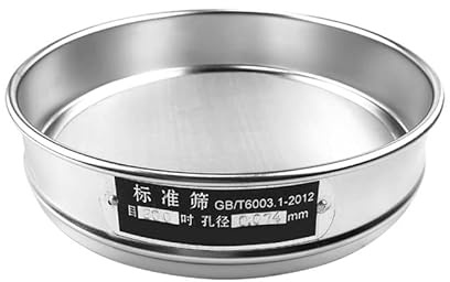 Akatsukiqi Multi-Purpose Stainless Steel Sieve Sifting Strainer Mesh Drum- 20cm - Ideal For Food Preparation, Cooking & Baking. (Color : 100 Mesh 0.154mm)