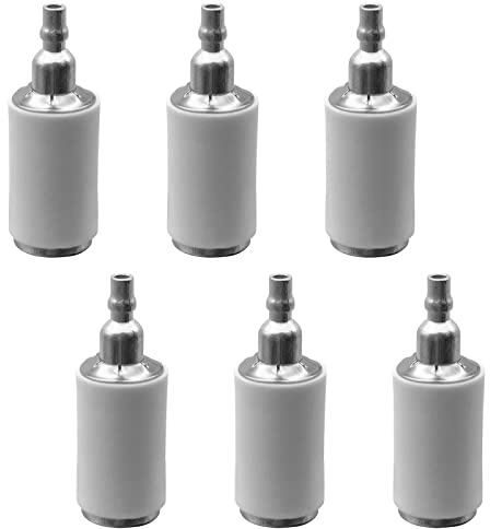 6 Pieces Fuel Filter for Trimmers Blower Edger Chainsaw Compatible with Husqvarna Replace Part 530095646