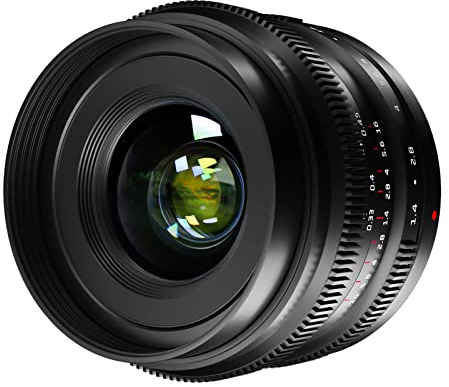 7artisans Objectif à focale Fixe Plein Format 35 mm F1.4 Mark Ⅲ avec Mise au Point Manuelle et Grande Ouverture Compatible avec l'appareil Photo Nikon Z Mount Z50 Z6 Z7 Z6 II (Noir)