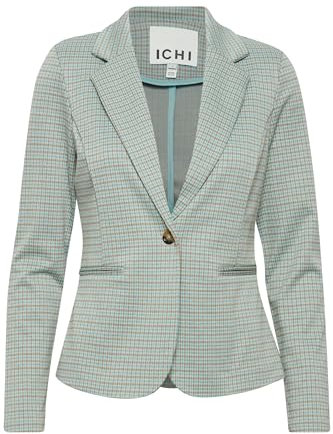 ICHI IHKATE Cameleon BL Blazer d'affaires décontracté, Ether (144506), XS Femme