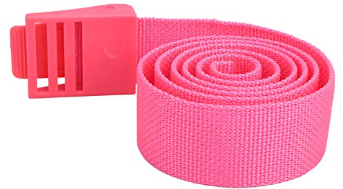 Senrusa 150 cm robuster Gürtel für Tauchgewichte, Taillengürtel aus Nylongewebe mit Kunststoffschnalle als Zubehör (Pink)