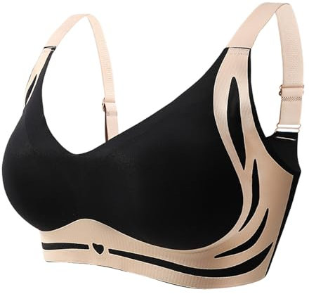 Super Gather Bras for Older Women Lifting Bras for Sagging Breasts Comfortable Seamless Push Up Bra No Underwire Non Wired Women UK