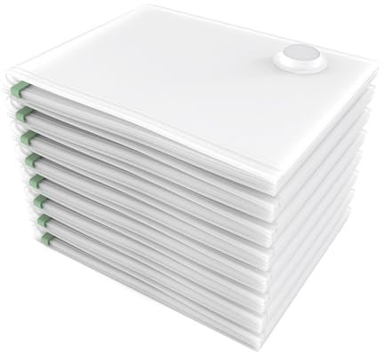 3 Pack Vacuum Compression Zipper Storage Bags for Travel and Home Reusable Vacuum Storage Bags Clear Seal Bags, Waterproof Luggage Organiser for Clothes (40x60cm)