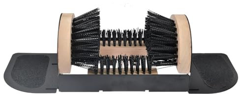 Grattoir à chaussures d'extérieur – Nettoyeur de chaussures, brosse d'extérieur | Grattoir à bottes avec poignée robuste, brosse à chaussures en bois et métal pour enlever la saleté et les débris