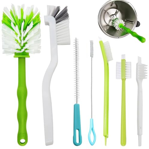 XTUDOU® 7 Stück ReinigungsbüRste für Thermomix, SpüLbüRste Thermomix Kompatibel mit Tm31 Tm5 Tm6 Tm21, BüRste Thermomix für MixtopfbüRste, ReinigungsbüRste, FlaschenbüRste Klein