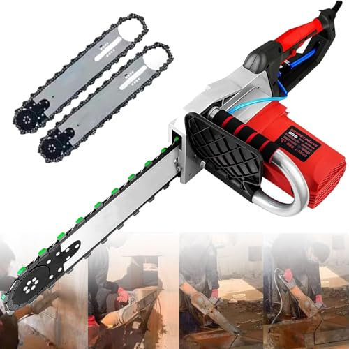 Scie à béton, tronçonneuse électrique,alimentation en eau humide,dépoussiérage,scie à béton électrique avec pompe à eau,pour couper le béton,les barres d'acier et le marbre,CuttingDepth48cm
