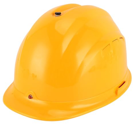 YWBL-WH Casco di Raffreddamento a Energia Solare, Elmetto Protettivo di Sicurezza per Costruzioni con Massaggi a Doppia Ventola con Design Antipioggia e Display HD Digitale per Lavoratori Industriali