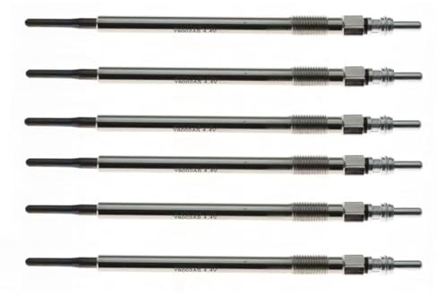 Glühkerze für Mercedes-Benz V6 W203, W204, W211, W164, W221, OM642, X204, W906, 6 Stück, Teilenummer: 05175756AA, A0011597101