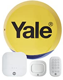 Yale IA-310 Sync Smart Home Alarm Piece of 4 Kit Includes Sync Alarm Hub, External Siren, PIR Motion Detector and Keypad Works with Alexa, Google Assistant and Philips Hue [Energy Class A+], White