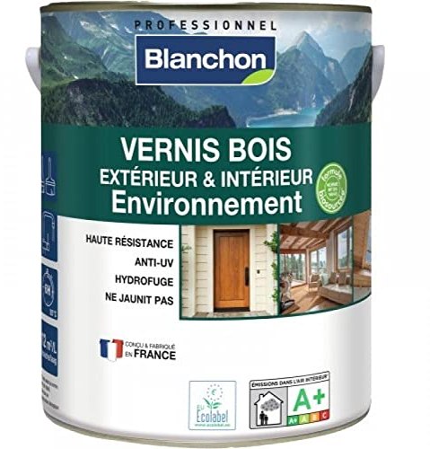 Mat - Esmalte Barniz al Agua para el medio ambiente exterior e interior, 1 litro, incoloro