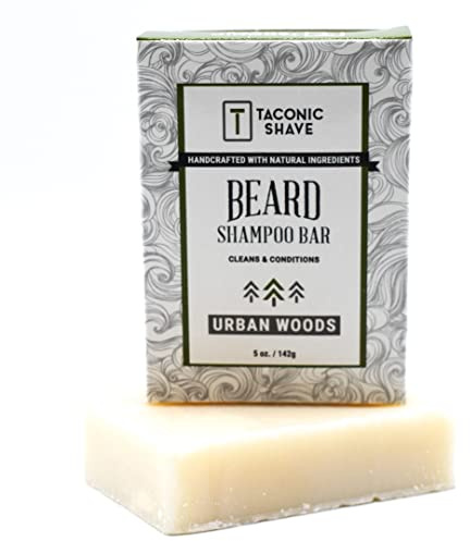 Taconic Shave Barbe Bar Shampooing - All Natural/Handcrafted - 5.5 Oz.