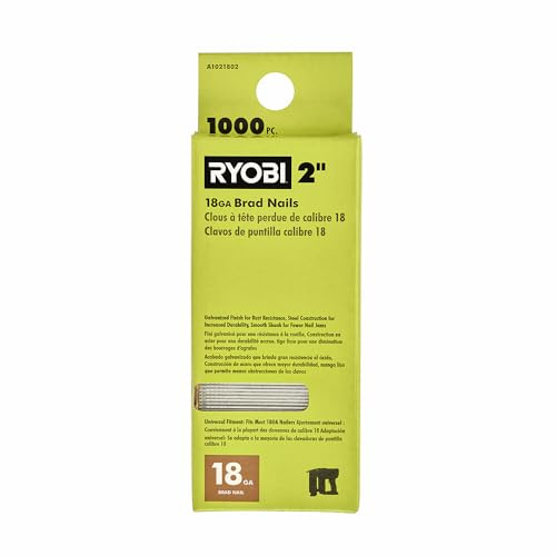 RYOBI 1.000 Stück 5,1 cm 18GA Brad Nails, A1021801