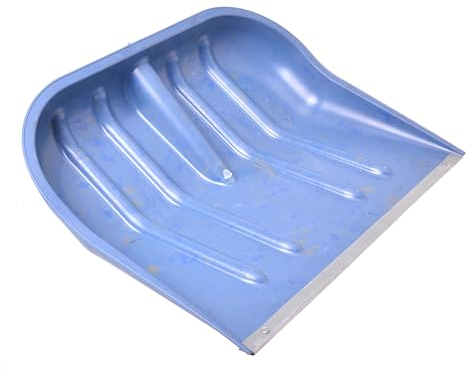 Aqbau® Schneeschaufel Schneeräumer Schneeschieber Schneeschippe 49 x 39 cm mit Metallbeschlag