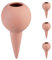 Relaxdays 4 Picos de Riego con Forma de Globo, para Botellas Pet de 1,5 L, para Plantas de Interior y Balcón, Terracota, Cerámica, 18 x 9 cm
