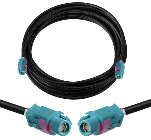 Eightwood Cavo HSD LVDS HSD Z femmina 500 cm HSD 535 4 core cavo per BMW F30 F31 F10 F11 F25 F15 Audi VW Mercedes Citroen video Audio Rear View Backup Camera Retrofit Navigation ecc.