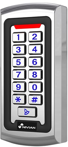 Controllo accesso autonomo Accesso tramite scheda EM, pin, uscita relè, pulsante e campanello Wiegand 26