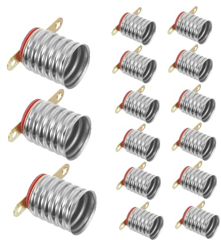 HOMSFOU 20 Stück Mini Led Lampenfassung E10 Schraubsockel Kleiner Glühbirnenhalter Für Diy Beleuchtung Und Physik Schaltkreis Experimente