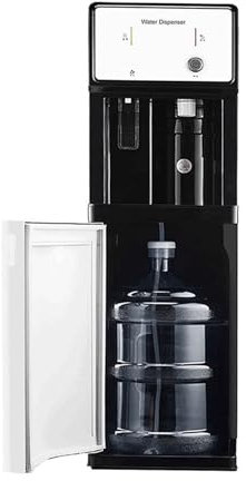 Freestanding Mains Fed Unit Floor Standing Water Cooler, Freestanding Water Dispenser for Office, Ice and warm Dual Function, Ideal For Home Commercial Water Tea Coffee Drinking fountain(Bottom Loadin
