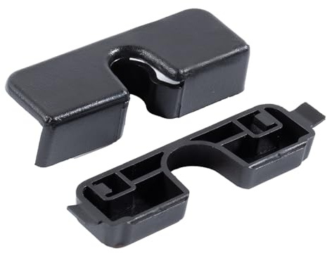 Dixhills 2 Stück schwarzer Hutablage Clip Kunststoff Hutablagen-Clips Schlagfester Ersatz für Corsa D 2006-2014 Corsa E 2014- Teilenummer 39201660 13301817 2345342 13233544 2345579