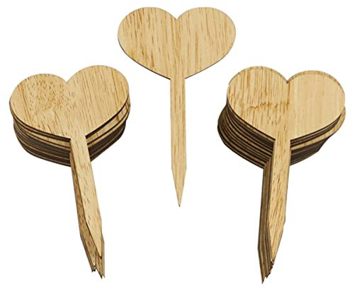 Yardwe 30 Stück Holz Pflanzenschilder Für Garten Hof Sukkulenten Langlebige Pflanzenetiketten Mit Glatter Oberfläche Zum Beschriften Praktische Gartenmarkierungen Für Blumen Aufsteller