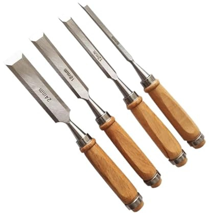 Scalpello for carpenteria Falegnameria professionale Mezza sgorbia Piatta Strumento for scultura for la lavorazione del legno Set di scalpelli for intaglio del legno Coltello for intaglio in legno lnt